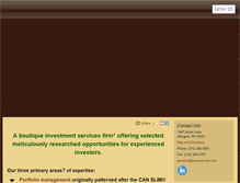 Tablet Screenshot of krauseinvadv.com